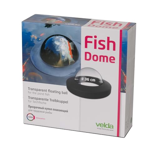 Velda 123503 Plexiglas-Kuppel zum Beobachten von Teichfischen, Ø 35 cm, Floating Fish Dome M von velda