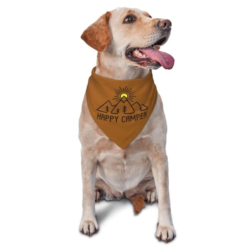 Happy Camper Sommer-Hundehalstuch, bezauberndes Welpenzubehör für den begeisterten Camper, Haustier-Halstuch für den täglichen Gebrauch, Foto-Requisite, Partyzubehör, lustiges, süßes Hundehalstuch Happy Camper Sommer-Hundehalstuch, bezauberndes Welpenzubehör für den begeisterten Camper, Haustier-Halstuch für den täglichen Gebrauch, Foto-Requisite, Partyzubehör, lustiges, süßes Hundehalstuch von vercosee