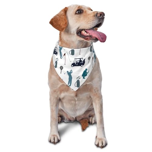 Hundehalstuch, Dreiecks-Lätzchen, Halstuch, Halstuch, Haustier-Urlaubszubehör, Dekoration für Welpen, Hunde, verstellbar, leicht, schnell trocknend (weiß) von vercosee