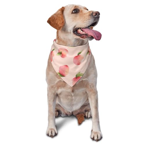 vercosee Banana 3D-Hundehalstuch, niedliches Obsttextur, Dreieck, Weihnachten, Thanksgiving, Hundehalstuch, wendbar, für Jungen und Mädchen, Pfirsichfarben vercosee Banana 3D-Hundehalstuch, niedliches Obsttextur, Dreieck, Weihnachten, Thanksgiving, Hundehalstuch, wendbar, für Jungen und Mädchen, Pfirsichfarben von vercosee