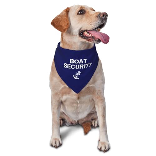 vercosee Boot-Sicherheits-Hundehalstuch, wendbar, dreieckig, Haustier-Schal, Urlaub, Party, Fotografie-Requisiten (blau) von vercosee