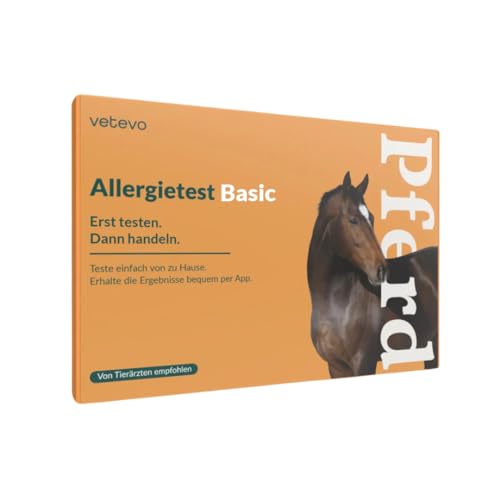 vetevo Allergietest Basic Pferd, Unverträglichkeitstest Pferde, bei Verdauungsproblemen & Hautirritationen, 195+ Futtermittel Unverträglichkeiten Testen vetevo Allergietest Basic Pferd, Unverträglichkeitstest Pferde, bei Verdauungsproblemen & Hautirritationen, 195+ Futtermittel Unverträglichkeiten Testen von vetevo