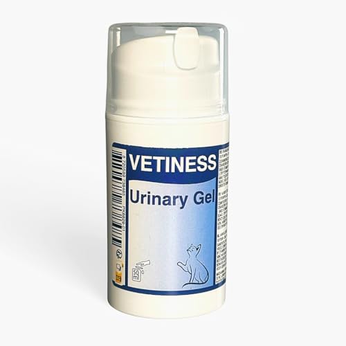 vetiness Urinary Gel 50 ml für Katzen mit Cranberry: Premium Ergänzungsfuttermittel zur Unterstützung Blasen- und Harnweg - Sicher, Effektiv und Leicht zu Verabreichen von vetiness