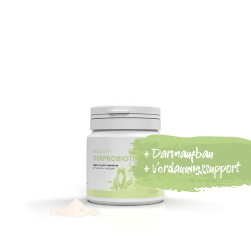 vetvisan TIERPROBIOTIKUM, 100g, Reguliert und stabilisiert die natürliche Darmflora Achtung: MHD: 31.07.2025 von vetvisan