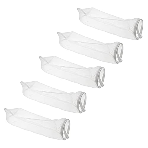 vhbw 5X Universal Filtersocke für Aquarien, Pools, Skimmer - Filterbeutel, Nylon, 18 x 81 cm, 100 Mikrometer, Weiß vhbw 5X Universal Filtersocke für Aquarien, Pools, Skimmer - Filterbeutel, Nylon, 18 x 81 cm, 100 Mikrometer, Weiß von vhbw