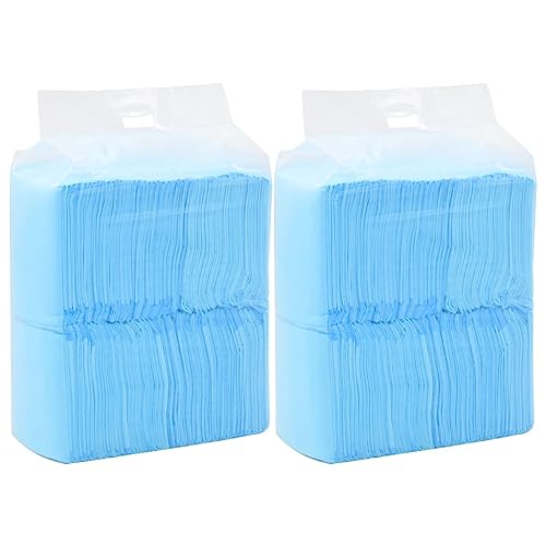vidaXL 200x Hunde Toilettenmatte Toiletten Pads Welpentoilette Training Welpenunterlage Trainingsunterlagen für Welpen Puppy 60x60 cm Vliesstoff von vidaXL