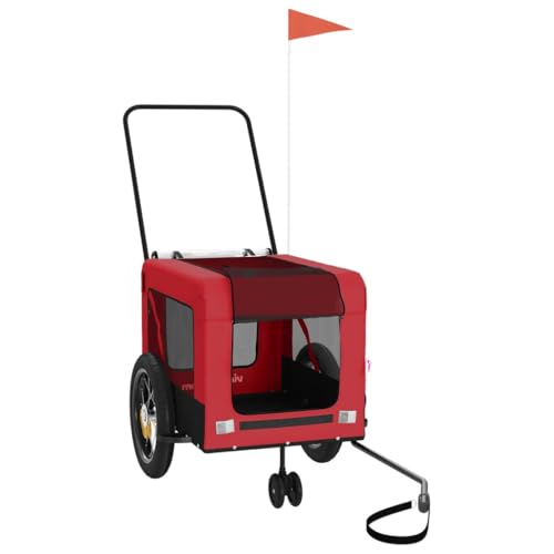 vidaXL Fahrradanhänger Hund Fahrradanhänger Hunde Radanhänger vidaXL Fahrradanhänger Hund Fahrradanhänger Hunde Radanhänger von vidaXL