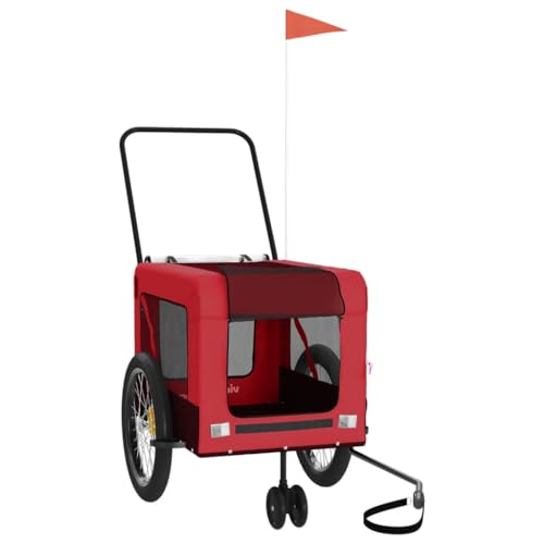 vidaXL Fahrradanhänger Hund Fahrradanhänger Hunde Radanhänger vidaXL Fahrradanhänger Hund Fahrradanhänger Hunde Radanhänger von vidaXL