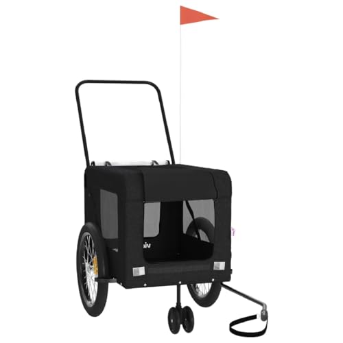 vidaXL Fahrradanhänger Hund Fahrradanhänger Hunde Radanhänger vidaXL Fahrradanhänger Hund Fahrradanhänger Hunde Radanhänger von vidaXL