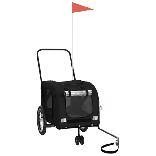 vidaXL Fahrradanhänger Hunde Schwarz Oxford-Gewebe und Eisen, Radanhänger, Hundeanhänger, Anhänger Fahrrad, Fahrradanhänger, Hundefahrradanhänger vidaXL Fahrradanhänger Hunde Schwarz Oxford-Gewebe und Eisen, Radanhänger, Hundeanhänger, Anhänger Fahrrad, Fahrradanhänger, Hundefahrradanhänger von vidaXL