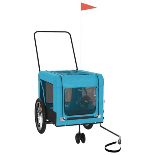 vidaXL Fahrradanhänger Hund Fahrradanhänger Hunde Radanhänger vidaXL Fahrradanhänger Hund Fahrradanhänger Hunde Radanhänger von vidaXL