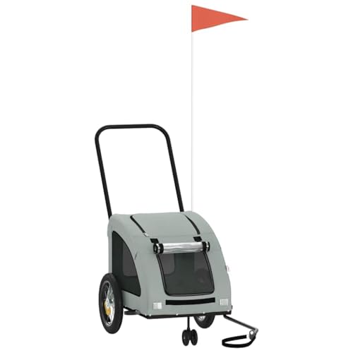 vidaXL Fahrradanhänger Hund Fahrradanhänger Hunde Radanhänger von vidaXL