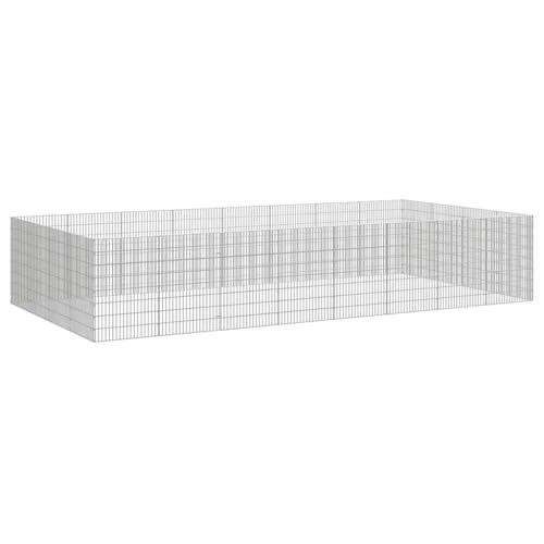 vidaXL Freilaufgehege 24-teilig 54x80 cm Verzinktes Eisen, Gehege, Kleintiergehege, Freigehege, Gehegen, Kleintiergehegen, Freigehegen, Freilaufgehege vidaXL Freilaufgehege 24-teilig 54x80 cm Verzinktes Eisen, Gehege, Kleintiergehege, Freigehege, Gehegen, Kleintiergehegen, Freigehegen, Freilaufgehege von vidaXL