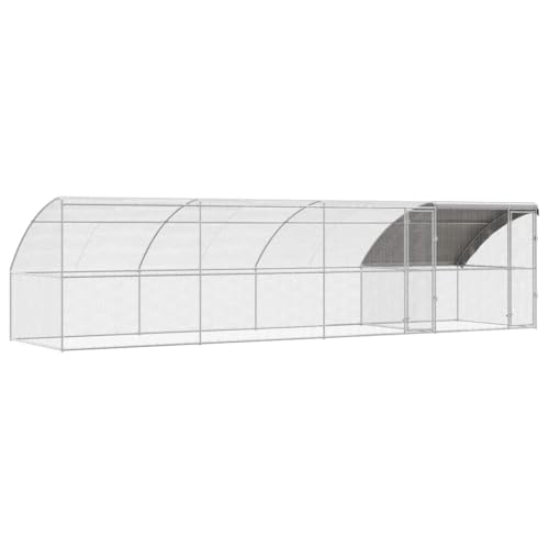 vidaXL Hühnerstall - Geflügelkäfig für draußen, Tiergehege für Garten, Hühnerhaus und Unterkunft von vidaXL