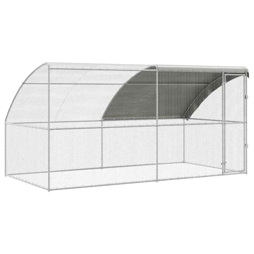 vidaXL Hühnerstall - Geflügelkäfig für draußen, Tierunterbringung im Hinterhof, Garten Hühnerhaus, Shelter und Gehege von vidaXL