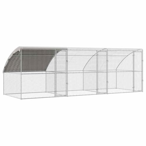 vidaXL Hühnerstall - Geflügelkäfig für draußen, idealer Lebensraum für Tiere, Garten Hühnerhaus, Unterstand, Stift von vidaXL