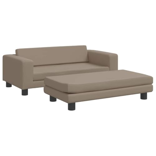 vidaXL Hundebett, Hundekissen mit Verlängerung für extra Schlafbereich, Hundesofa Hundecouch für kleine Hunde Haustiere, Haustierbett Katzenbett, Cappuccino Kunstleder vidaXL Hundebett, Hundekissen mit Verlängerung für extra Schlafbereich, Hundesofa Hundecouch für kleine Hunde Haustiere, Haustierbett Katzenbett, Cappuccino Kunstleder von vidaXL