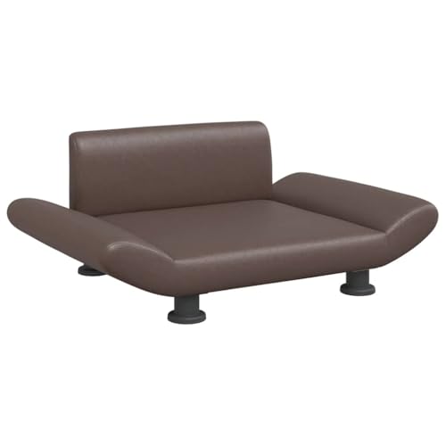 vidaXL Hundebett, Hundekissen mit weicher Polsterung, Hundesofa Hundecouch für kleine Hunde Haustiere, Haustierbett Katzenbett, Braun Kunstleder vidaXL Hundebett, Hundekissen mit weicher Polsterung, Hundesofa Hundecouch für kleine Hunde Haustiere, Haustierbett Katzenbett, Braun Kunstleder von vidaXL