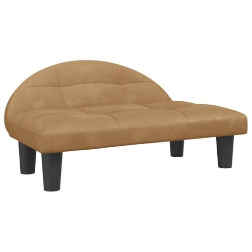 vidaXL Hundebett, Hundekissen mit weicher Polsterung, Hundesofa Hundecouch für kleine Hunde Haustiere, Haustierbett Katzenbett, Braun Samt vidaXL Hundebett, Hundekissen mit weicher Polsterung, Hundesofa Hundecouch für kleine Hunde Haustiere, Haustierbett Katzenbett, Braun Samt von vidaXL