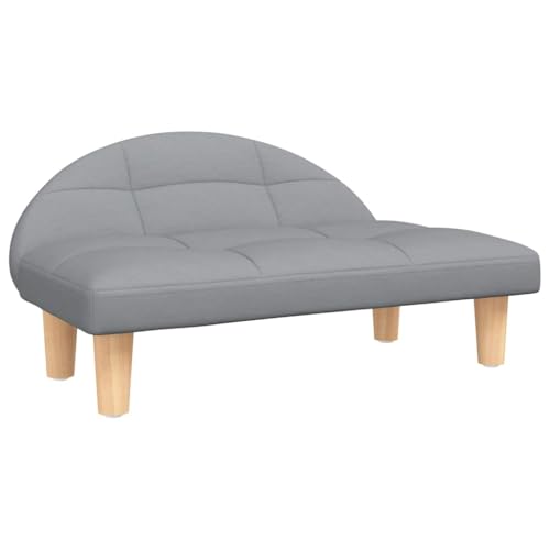 vidaXL Hundebett, Hundekissen mit weicher Polsterung, Hundesofa Hundecouch für kleine Hunde Haustiere, Haustierbett Katzenbett, Hellgrau Stoff vidaXL Hundebett, Hundekissen mit weicher Polsterung, Hundesofa Hundecouch für kleine Hunde Haustiere, Haustierbett Katzenbett, Hellgrau Stoff von vidaXL