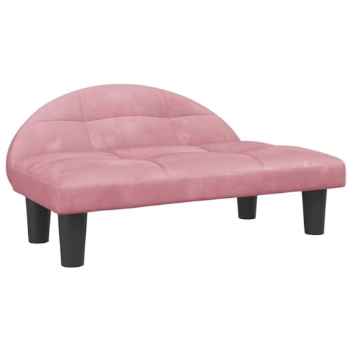 vidaXL Hundebett, Hundekissen mit weicher Polsterung, Hundesofa Hundecouch für kleine Hunde Haustiere, Haustierbett Katzenbett, Rosa Samt vidaXL Hundebett, Hundekissen mit weicher Polsterung, Hundesofa Hundecouch für kleine Hunde Haustiere, Haustierbett Katzenbett, Rosa Samt von vidaXL