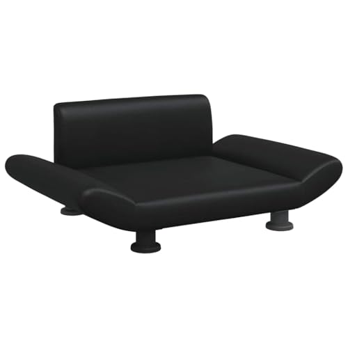 vidaXL Hundebett, Hundekissen mit weicher Polsterung, Hundesofa Hundecouch für kleine Hunde Haustiere, Haustierbett Katzenbett, Schwarz Kunstleder vidaXL Hundebett, Hundekissen mit weicher Polsterung, Hundesofa Hundecouch für kleine Hunde Haustiere, Haustierbett Katzenbett, Schwarz Kunstleder von vidaXL