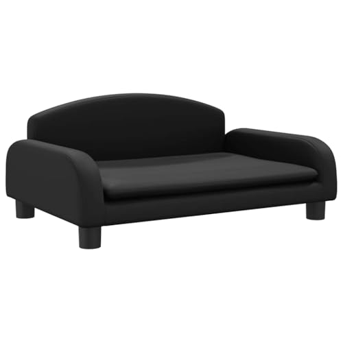 vidaXL Hundebett, Hundekissen mit weicher Polsterung, Hundesofa Hundecouch für kleine Hunde Haustiere, Haustierbett Katzenbett, Schwarz Kunstleder vidaXL Hundebett, Hundekissen mit weicher Polsterung, Hundesofa Hundecouch für kleine Hunde Haustiere, Haustierbett Katzenbett, Schwarz Kunstleder von vidaXL