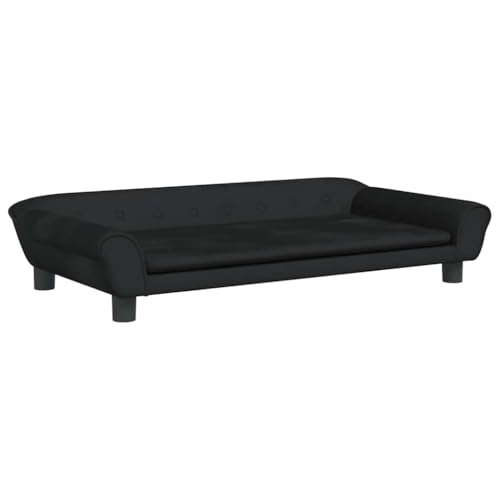 vidaXL Hundebett, Hundekissen mit weicher Polsterung, Hundesofa Hundecouch für kleine Hunde Haustiere, Haustierbett Katzenbett, Schwarz Samt vidaXL Hundebett, Hundekissen mit weicher Polsterung, Hundesofa Hundecouch für kleine Hunde Haustiere, Haustierbett Katzenbett, Schwarz Samt von vidaXL