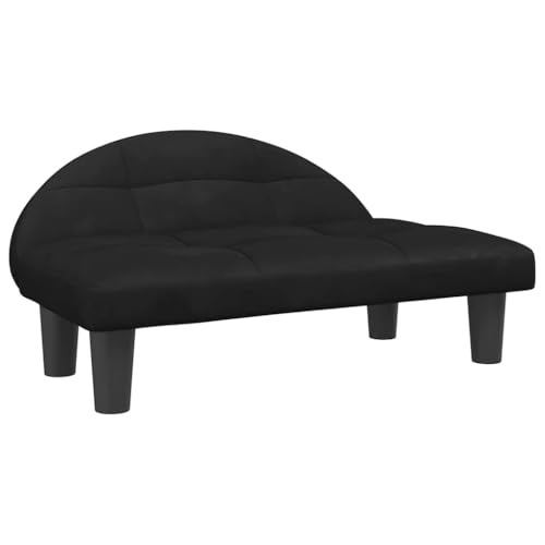 vidaXL Hundebett, Hundekissen mit weicher Polsterung, Hundesofa Hundecouch für kleine Hunde Haustiere, Haustierbett Katzenbett, Schwarz Samt vidaXL Hundebett, Hundekissen mit weicher Polsterung, Hundesofa Hundecouch für kleine Hunde Haustiere, Haustierbett Katzenbett, Schwarz Samt von vidaXL