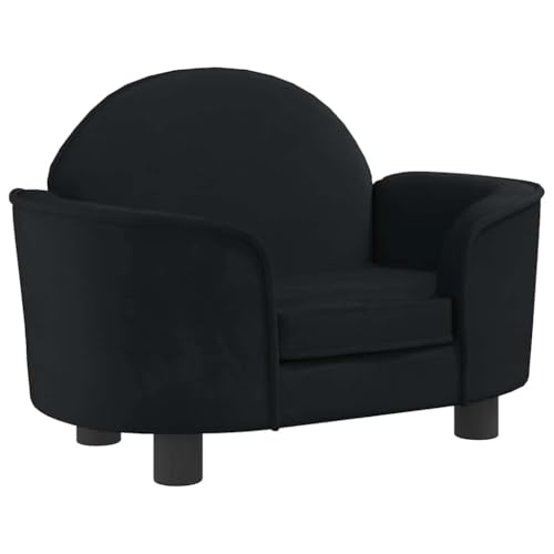 vidaXL Hundebett, Hundekissen mit weicher Polsterung, Hundesofa Hundecouch für kleine Hunde Haustiere, Haustierbett Katzenbett, Schwarz Samt vidaXL Hundebett, Hundekissen mit weicher Polsterung, Hundesofa Hundecouch für kleine Hunde Haustiere, Haustierbett Katzenbett, Schwarz Samt von vidaXL
