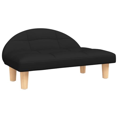 vidaXL Hundebett, Hundekissen mit weicher Polsterung, Hundesofa Hundecouch für kleine Hunde Haustiere, Haustierbett Katzenbett, Schwarz Stoff vidaXL Hundebett, Hundekissen mit weicher Polsterung, Hundesofa Hundecouch für kleine Hunde Haustiere, Haustierbett Katzenbett, Schwarz Stoff von vidaXL