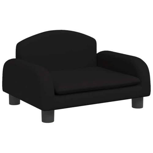 vidaXL Hundebett, Hundekissen mit weicher Polsterung, Hundesofa Hundecouch für kleine Hunde Haustiere, Haustierbett Katzenbett, Schwarz Stoff vidaXL Hundebett, Hundekissen mit weicher Polsterung, Hundesofa Hundecouch für kleine Hunde Haustiere, Haustierbett Katzenbett, Schwarz Stoff von vidaXL