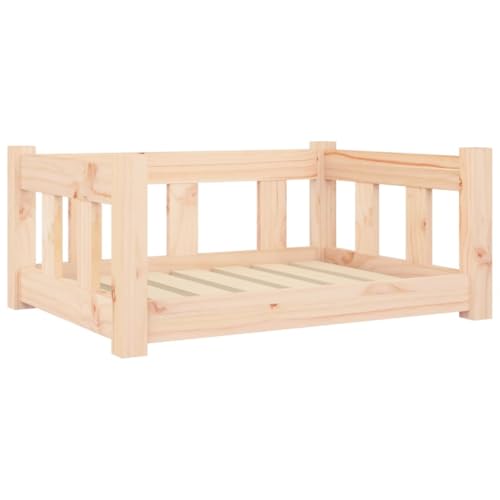 vidaXL Hundebett 65,5x50,5x28cm Massivholz Kiefer Hundekorb Hundesofa Tierbett vidaXL Hundebett 65,5x50,5x28cm Massivholz Kiefer Hundekorb Hundesofa Tierbett von vidaXL