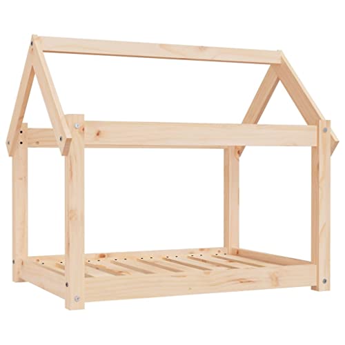 vidaXL Hundebett 81x60x70 cm Massivholz Kiefer vidaXL Hundebett 81x60x70 cm Massivholz Kiefer von vidaXL