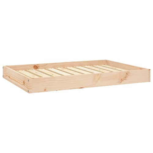 vidaXL Hundebett 91,5x64x9cm Massivholz Kiefer Hundekorb Hundesofa Tierbett vidaXL Hundebett 91,5x64x9cm Massivholz Kiefer Hundekorb Hundesofa Tierbett von vidaXL