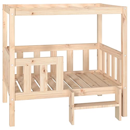 vidaXL Hundebett 95,5x73,5x90 cm Massivholz Kiefer vidaXL Hundebett 95,5x73,5x90 cm Massivholz Kiefer von vidaXL