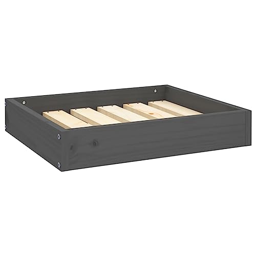 vidaXL Hundebett 61,5x49x9cm Massivholz Kiefer Hundesofa mehrere Auswahl von vidaXL