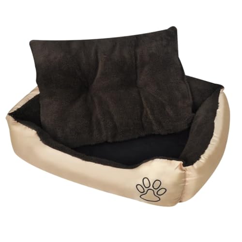 vidaXL Hundebett L mit Kissen Hundekorb Hundesofa Katzenbett Hunde Katzen Tier vidaXL Hundebett L mit Kissen Hundekorb Hundesofa Katzenbett Hunde Katzen Tier von vidaXL