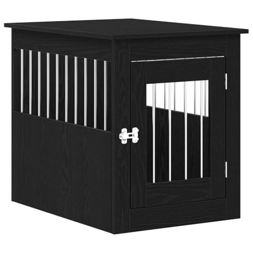 vidaXL Hundebox-Möbel Schwarze Eiche 75 x 55 x 65 cm Holzwerkstoff vidaXL Hundebox-Möbel Schwarze Eiche 75 x 55 x 65 cm Holzwerkstoff von vidaXL