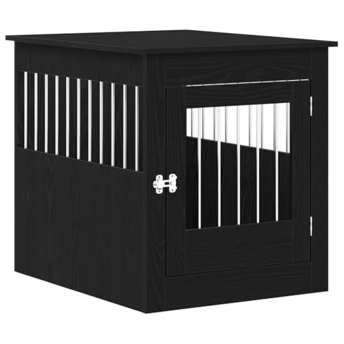 vidaXL Hundebox Möbel Schwarze Eiche 80x64,5x71 cm Holzwerkstoff vidaXL Hundebox Möbel Schwarze Eiche 80x64,5x71 cm Holzwerkstoff von vidaXL
