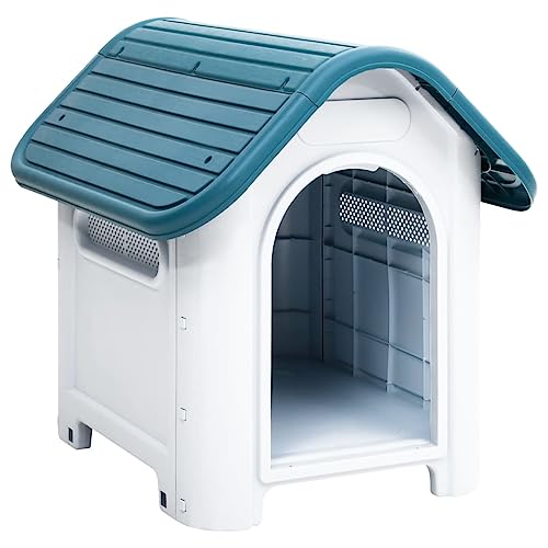vidaXL Hundehütte Blau 59x75x66 cm Polypropylen vidaXL Hundehütte Blau 59x75x66 cm Polypropylen von vidaXL