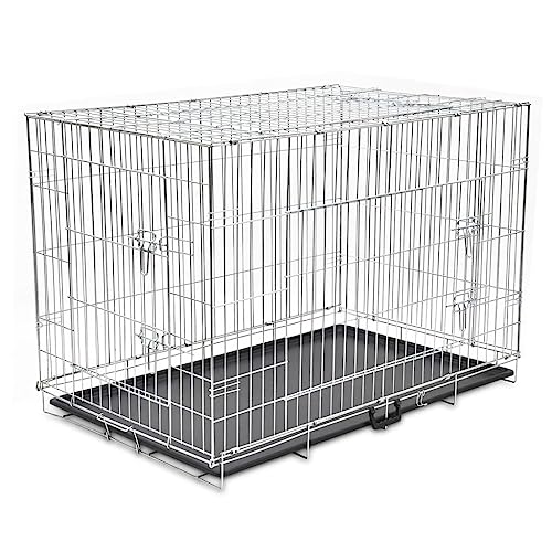 vidaXL Hundekäfig Faltbar XXL Metall Transportbox Hundebox Transportkäfig von vidaXL