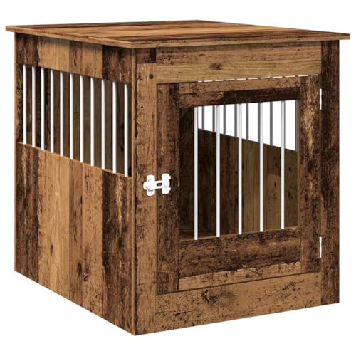 vidaXL Hundekäfig im Möbelstil Altholz-Optik 64,5x80x71 cm, Hundebox Möbel-Stil, Hundehaus Möbel Look, Hundehütte, Hundebox Möbel Look, Hundebox vidaXL Hundekäfig im Möbelstil Altholz-Optik 64,5x80x71 cm, Hundebox Möbel-Stil, Hundehaus Möbel Look, Hundehütte, Hundebox Möbel Look, Hundebox von vidaXL