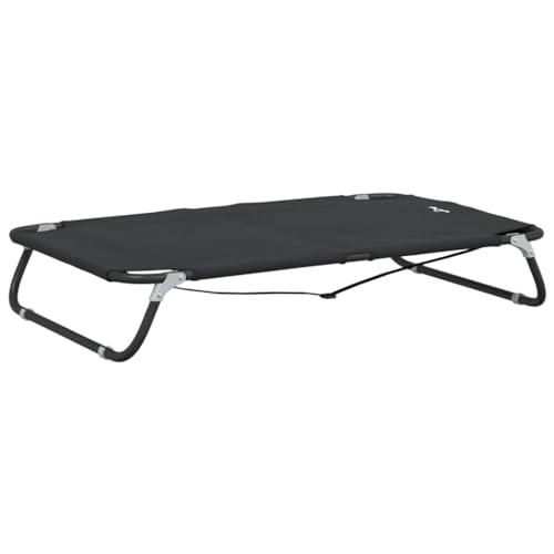 vidaXL Hundeliege, Erhöhtes Hundebett Klappbar, Outdoor Haustierbett Haustierliege, Hund Schlafplatz Hundesofa, Anthrazit Oxford-Gewebe Stahl vidaXL Hundeliege, Erhöhtes Hundebett Klappbar, Outdoor Haustierbett Haustierliege, Hund Schlafplatz Hundesofa, Anthrazit Oxford-Gewebe Stahl von vidaXL