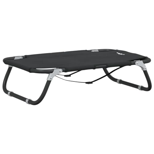 vidaXL Hundeliege, Erhöhtes Hundebett Klappbar, Outdoor Haustierbett Haustierliege, Hund Schlafplatz Hundesofa, Anthrazit Oxford-Gewebe Stahl vidaXL Hundeliege, Erhöhtes Hundebett Klappbar, Outdoor Haustierbett Haustierliege, Hund Schlafplatz Hundesofa, Anthrazit Oxford-Gewebe Stahl von vidaXL