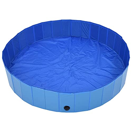 vidaXL Hundepool Faltbar Blau 160x30cm PVC Schwimmbecken Hundebad Wasserbecken vidaXL Hundepool Faltbar Blau 160x30cm PVC Schwimmbecken Hundebad Wasserbecken von vidaXL