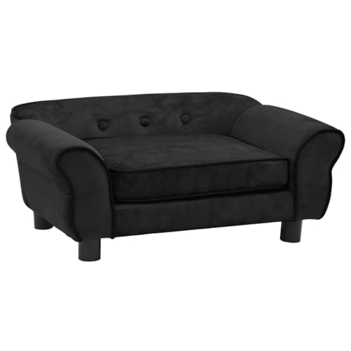 vidaXL Hundesofa Schwarz 72x45x30cm Plüsch Hundebett Hundecouch Katzensofa vidaXL Hundesofa Schwarz 72x45x30cm Plüsch Hundebett Hundecouch Katzensofa von vidaXL