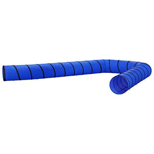 vidaXL Hundetunnel, Spieltunnel mit Heringen Tragetasche, Agility Tunnel Agility Ausrüstung für Hundetraining, Falttunnel für Hunde, Blau Polyester vidaXL Hundetunnel, Spieltunnel mit Heringen Tragetasche, Agility Tunnel Agility Ausrüstung für Hundetraining, Falttunnel für Hunde, Blau Polyester von vidaXL