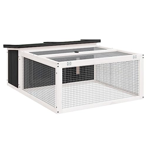 vidaXL Kaninchenstall Kaninchenställe Outdoor Kaninchenstall von vidaXL