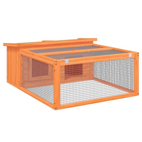 vidaXL Kaninchenstall Kaninchenställe Outdoor Kaninchenstall von vidaXL